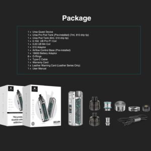 Alternative view of LOST VAPE URSA QUEST 100W KIT
