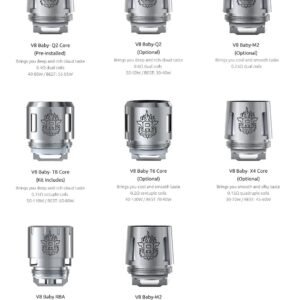 Alternative view of SMOK TFV8 Baby Series Coils