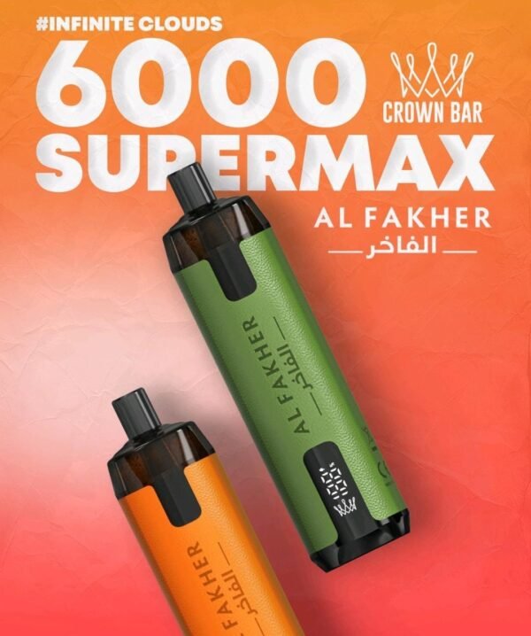 AL FAKHER CROWN BAR SUPERMAX 6000 PUFF'S